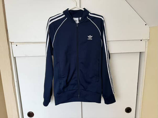 POLERON ADIDAS AZUL OSCURO (M)