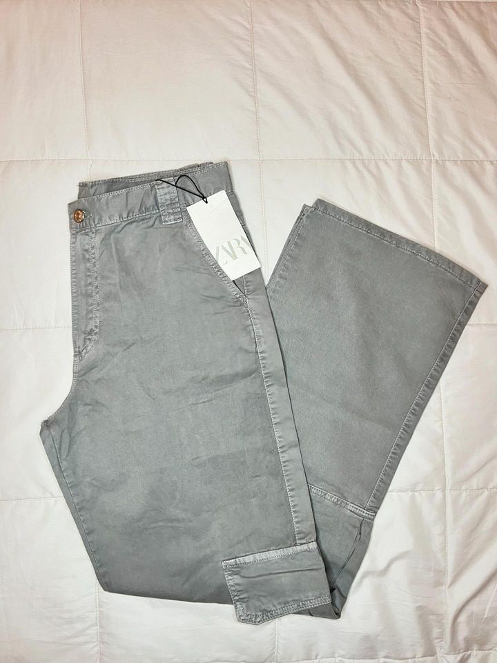 CARGO ZARA GRIS (38)