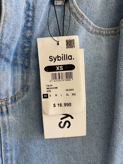 FALDA JEANS SYBILLA (XS)