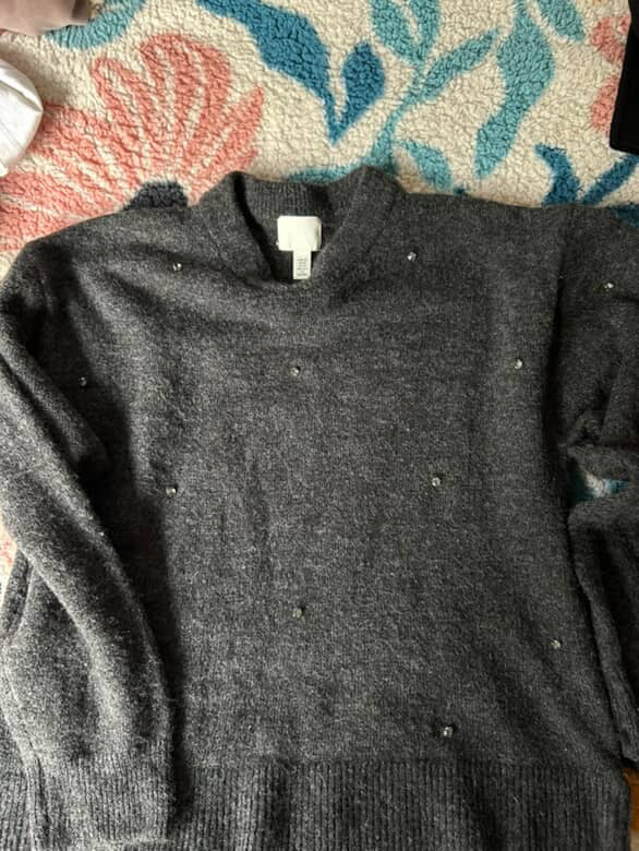 CHALECO H&M BRILLOS (XS)