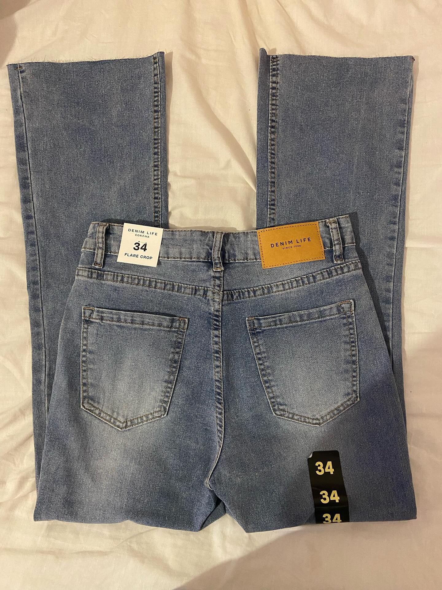 JEANS FLARE CROP CORONA (34/36)