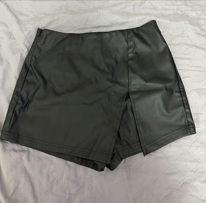 FALDA SHORT ECOCUERO (S)