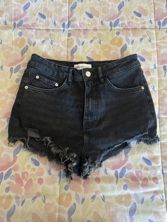 SHORT ZARA NEGROS (36)
